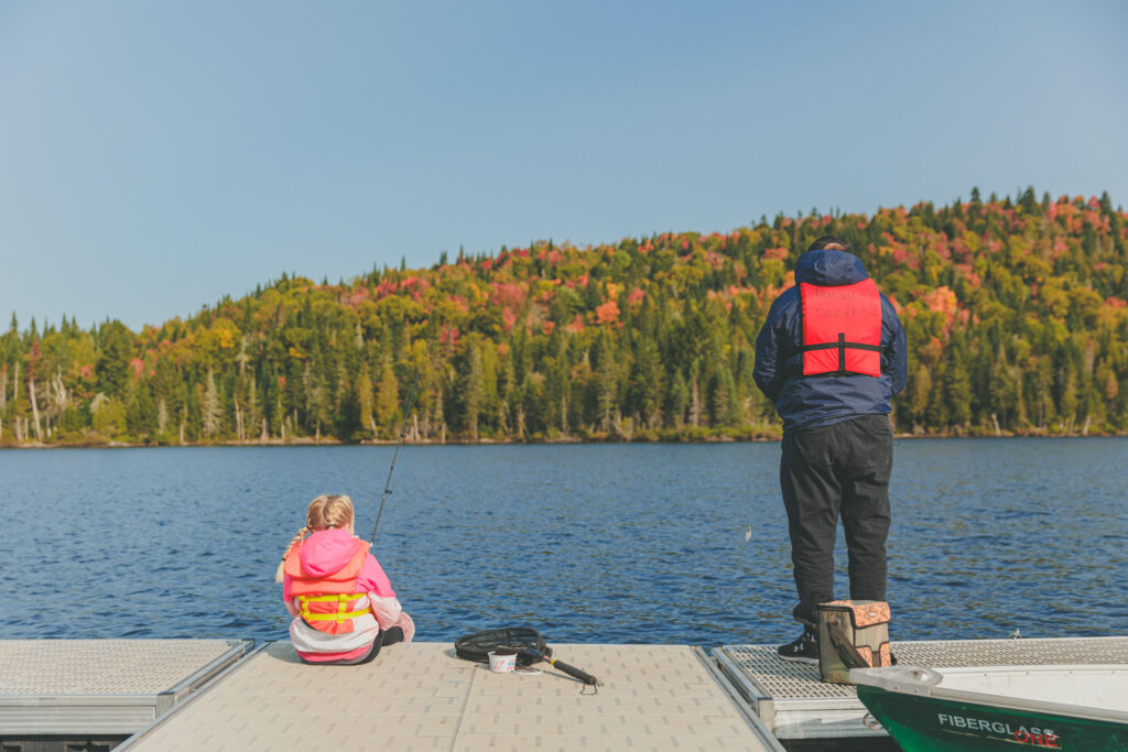 Pêche d'automne à la Pourvoirie Domaine Bazinet